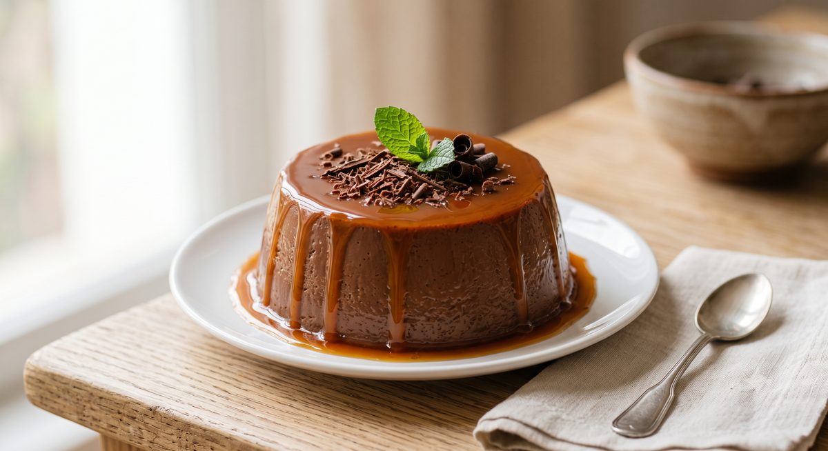 Flan sin horno
